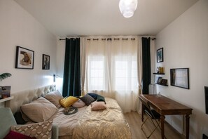 Desk, iron/ironing board, free WiFi, bed sheets