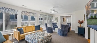 Historic updated cottage walking distance from the pool!