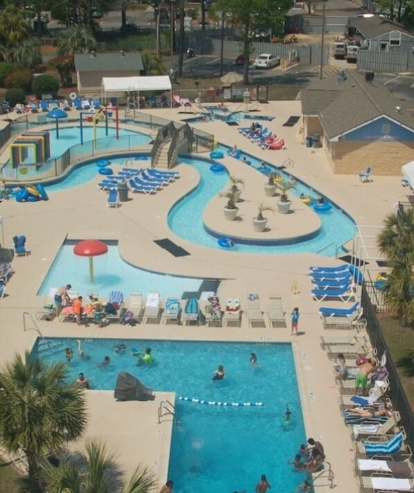 Indoor pool, outdoor pool
