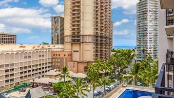 Studio, Partial Ocean View | Balcony view