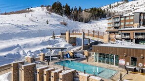 Una piscina climatizada