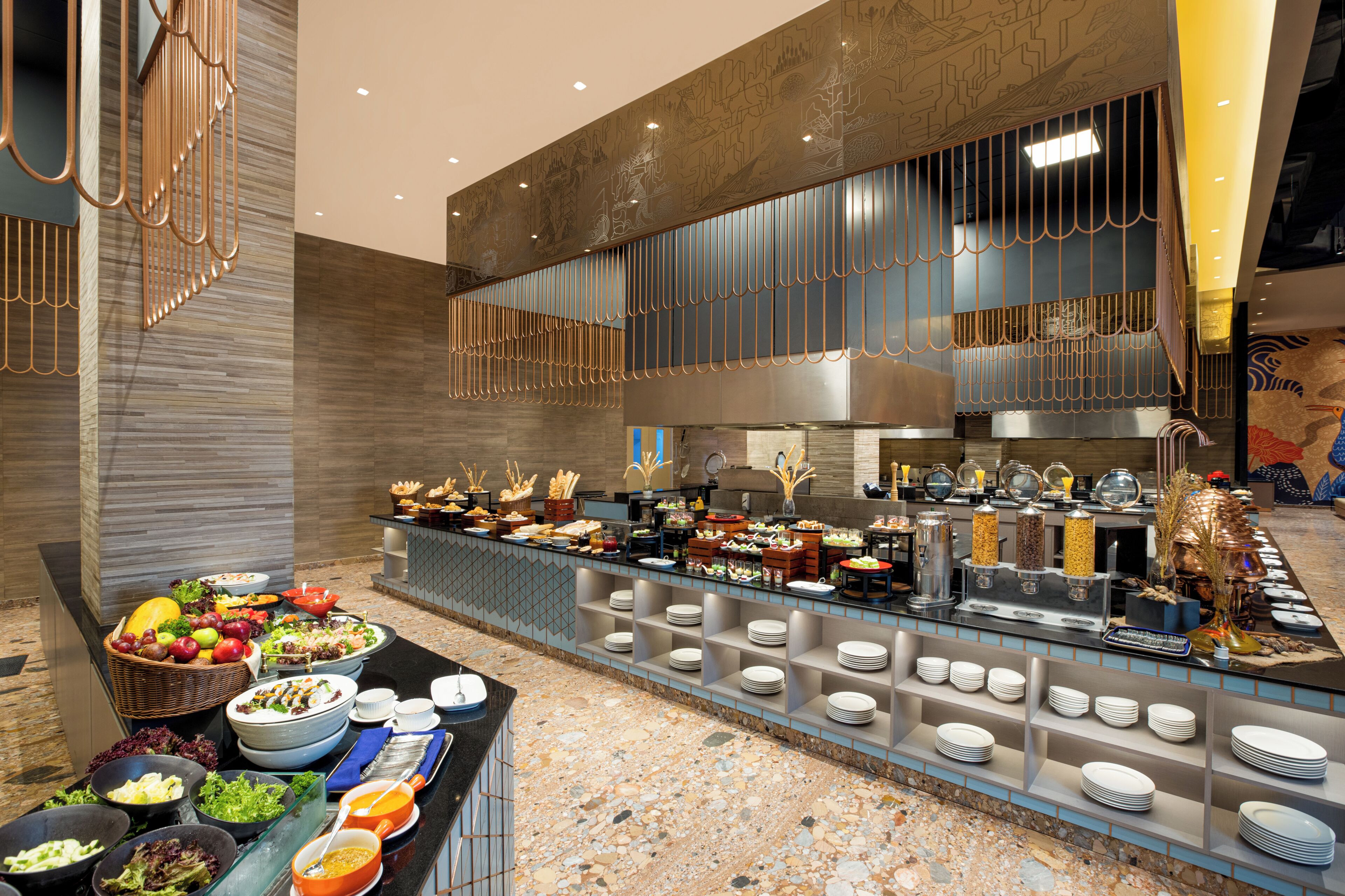 Petit déjeuner buffet servi tous les jours en supplément