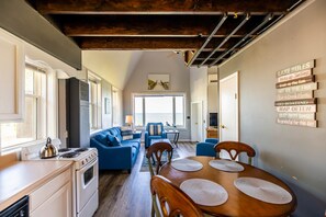 Interior - The Depot Lakefront historic train depot King loft (Berlin Township)