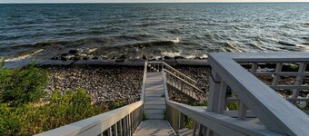 The Depot Lakefront historic train depot King loft