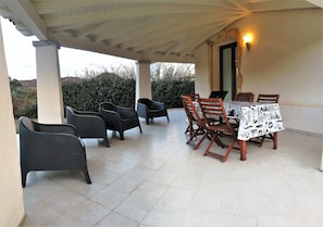 Villa, 3 slaapkamers, privézwembad (Castle II) | Terras
