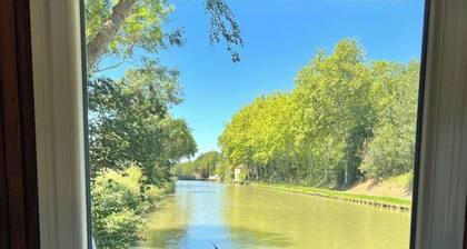Péniche Dondon - Cocooning cottage on the Canal du Midi
