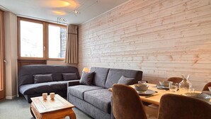 Living area - Cozy 2-room apartment in Avoriaz for 4 people (Avoriaz)