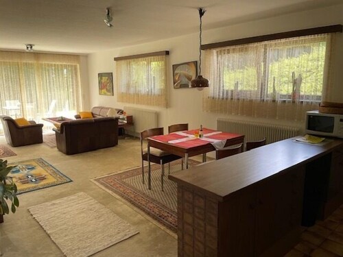 Large vacation apartment for 2 - 3 persons, 80sqm, 2 bedrooms, covered terrace