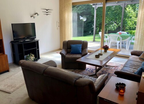 Large vacation apartment for 2 - 3 persons, 80sqm, 2 bedrooms, covered terrace