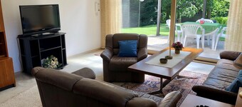Large vacation apartment for 2 - 3 persons, 80sqm, 2 bedrooms, covered terrace