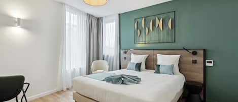 1 habitación, ropa de cama de alta calidad y colchones Select Comfort