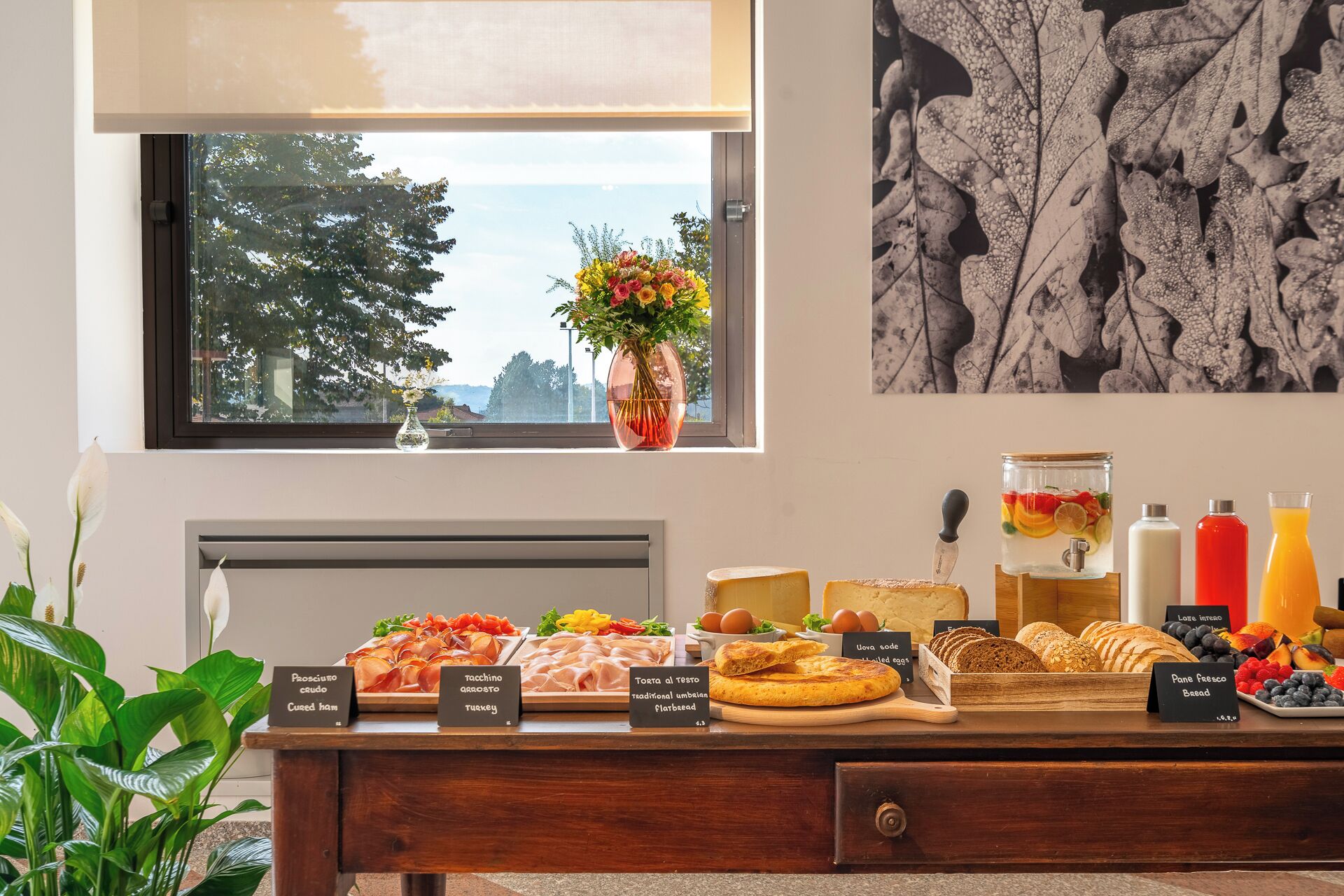 Petit déjeuner buffet compris tous les jours