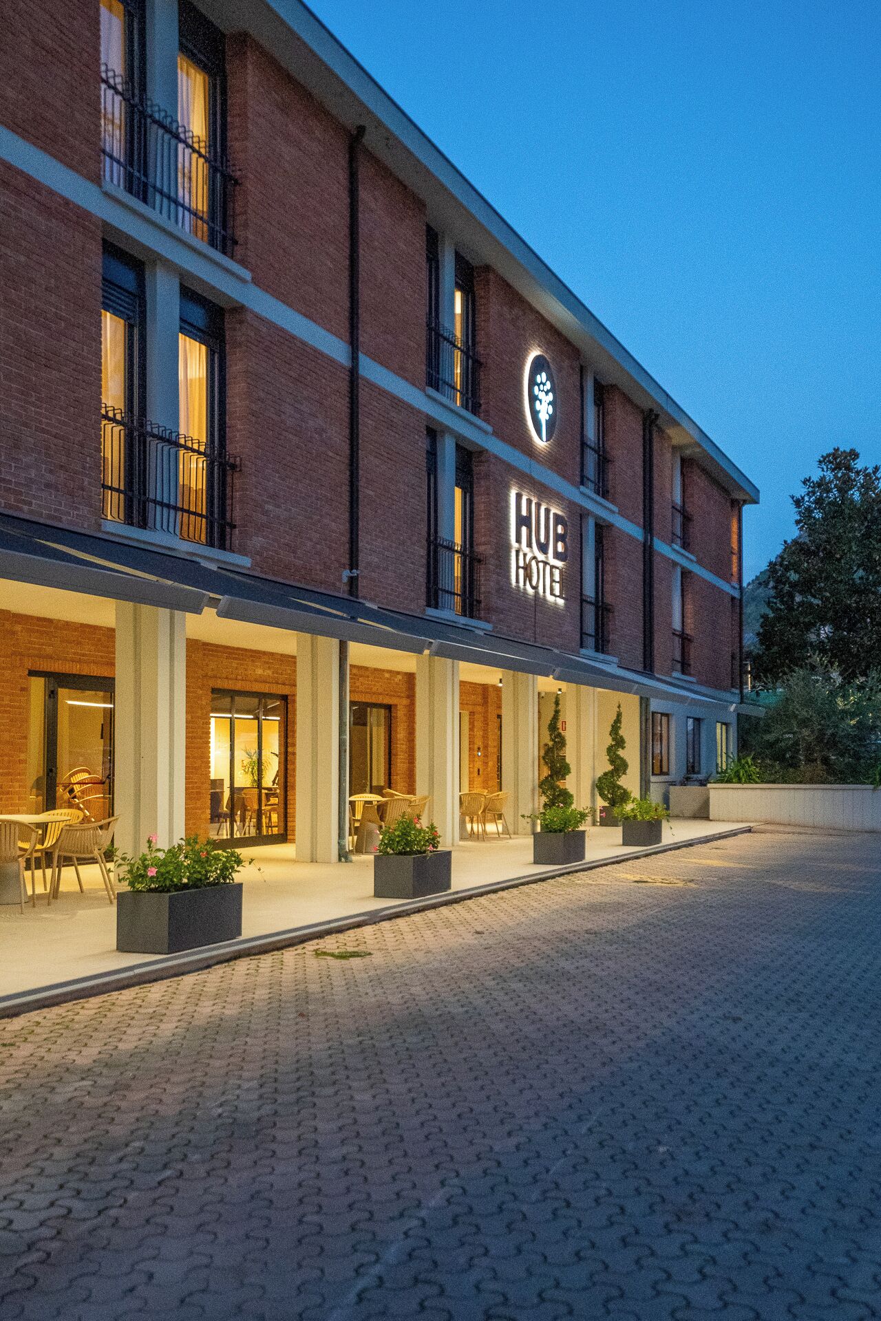 Façade de l’hébergement