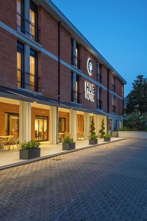 Façade de l’hébergement