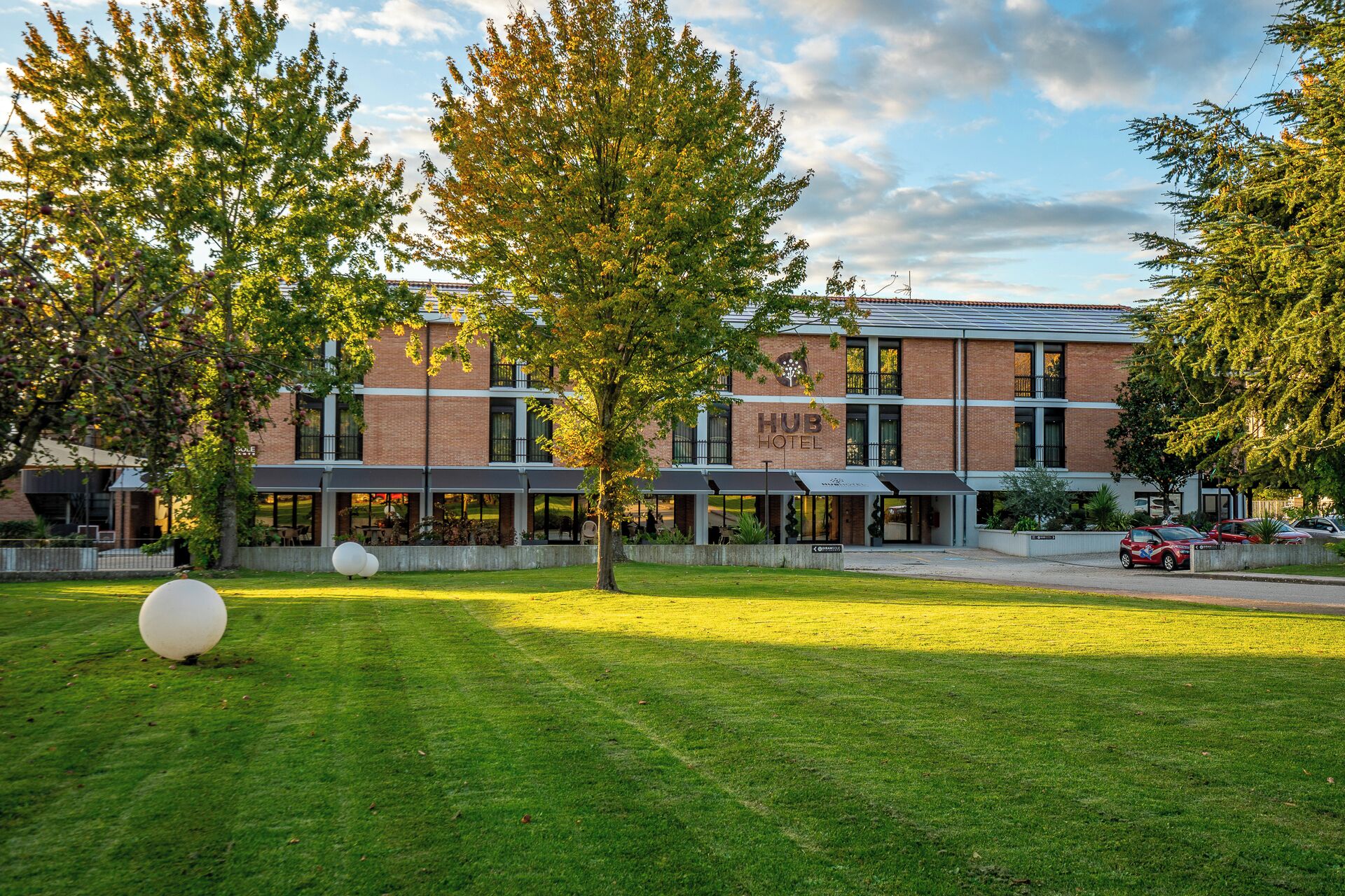 Fassade der Unterkunft