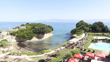 Beach nearby, white sand