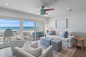TV - Gulf front condo with gulf and lake views - 2 Bikes - Commodore`s Retreat 202 (Santa Rosa Beach)