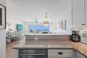 Interior - Gulf front condo with gulf and lake views - 2 Bikes - Commodore`s Retreat 202 (Santa Rosa Beach)