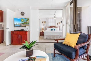 1 室のベッドルーム、アイロン / アイロン台、WiFi (無料)、ベッドシーツ