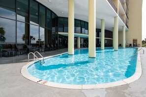Indoor pool, outdoor pool