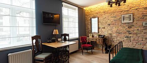 1 sovrum, strykjärn/strykbräda, resesäng och gratis wi-fi