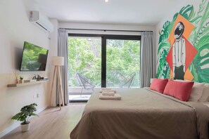 Desk, iron/ironing board, WiFi, bed sheets - MOT + Azcuenaga 1800 'B' - Loft in Recoleta Mall (Recoleta)