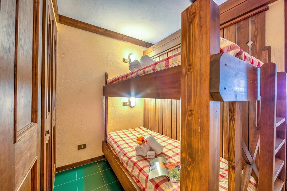 Studio Familial, côté montagne (Sises Lodge - 32D Sestriere) | 1 chambre, Wi-Fi gratuit, draps fournis