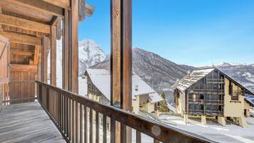 Familienapartment, Mehrere Schlafzimmer, Bergseite (Grange Hike & Ski - 39D Sestriere) | Balkon