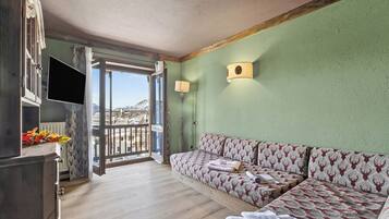 Familienapartment, Mehrere Schlafzimmer, Bergseite (Grange Hike & Ski - 39D Sestriere) | Wohnbereich