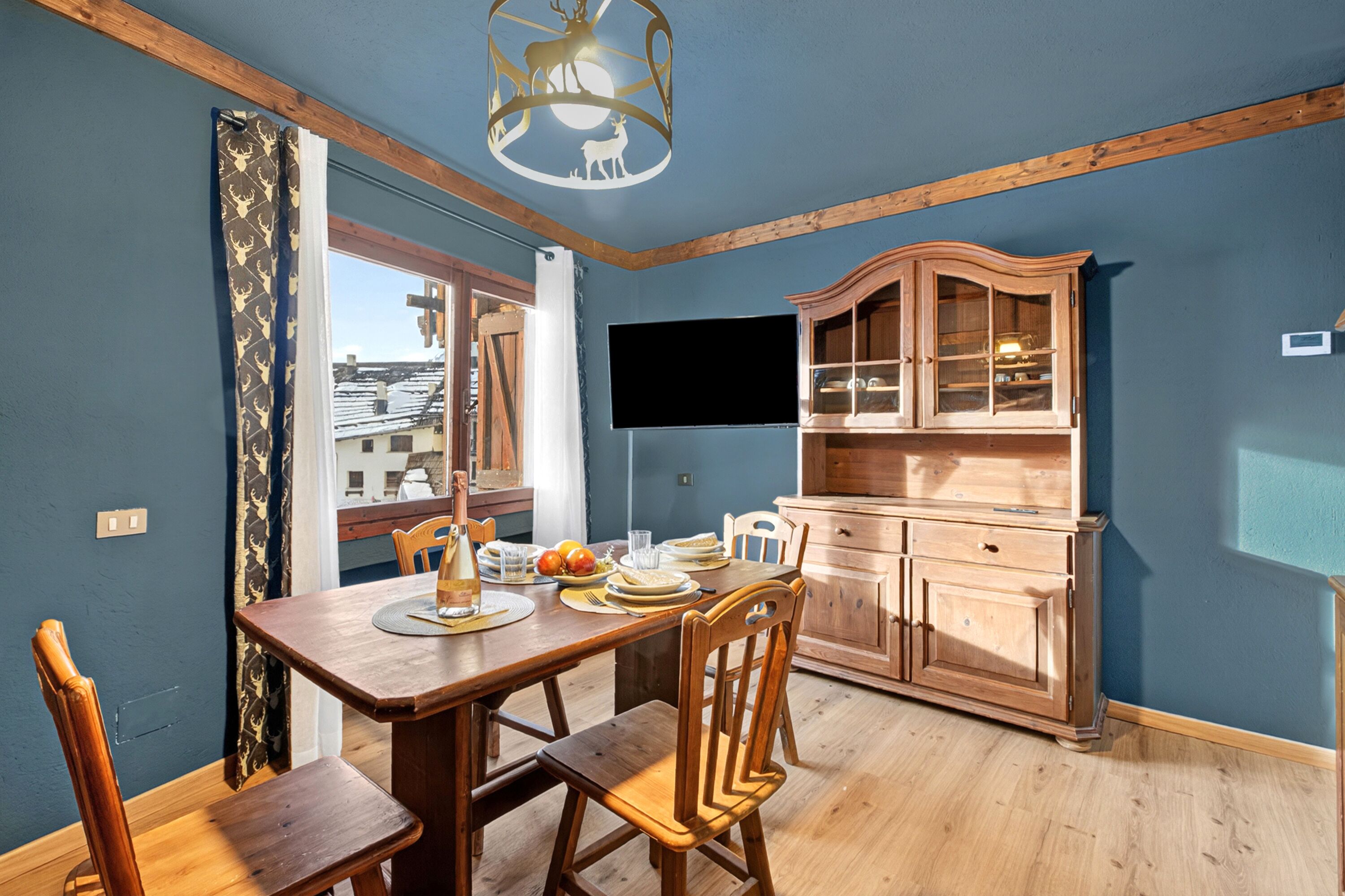 Appartement Familial, plusieurs chambres, côté montagne (Sises Lodge - 13D Sestriere) | Restauration
