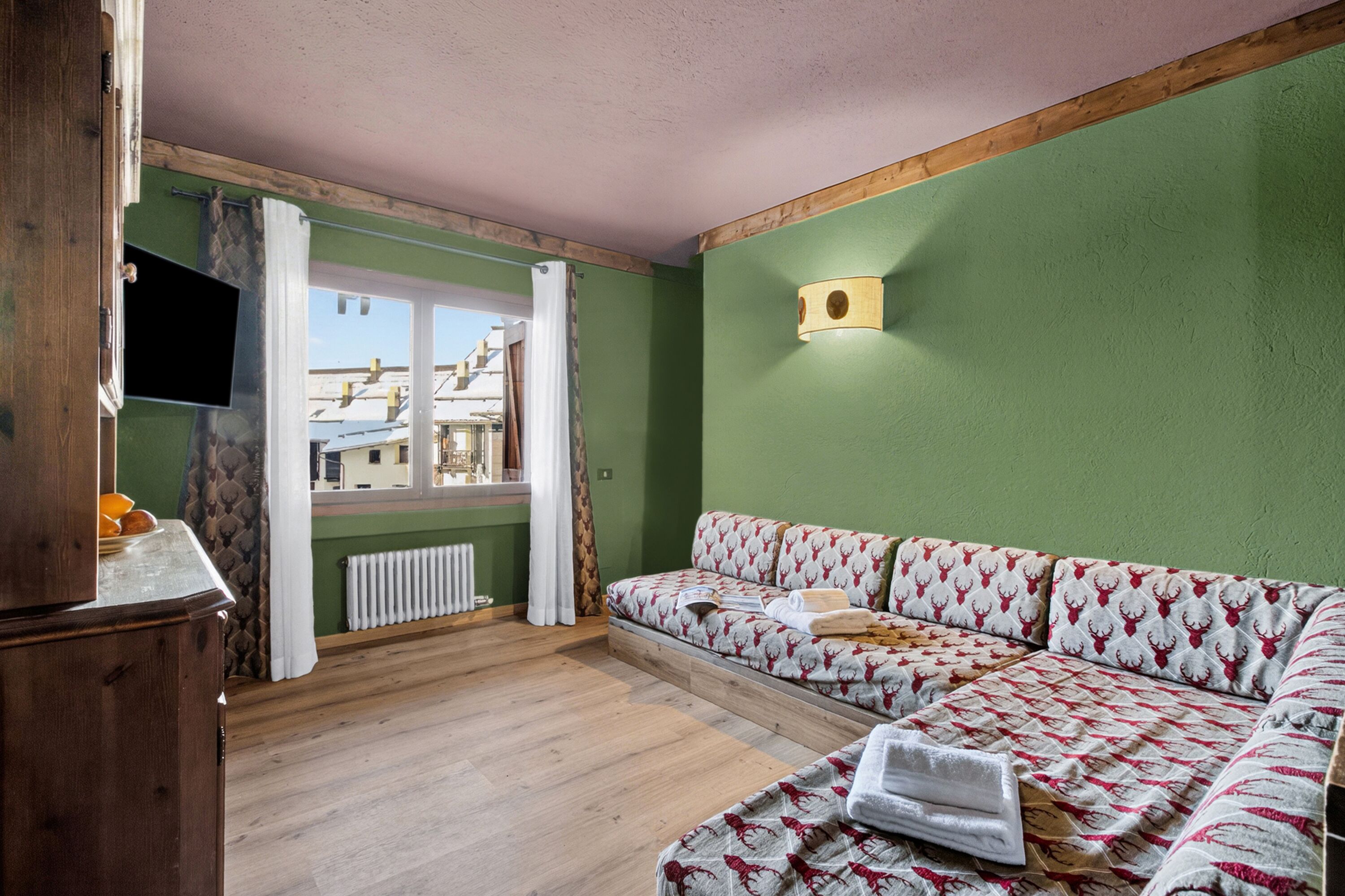 Appartement Familial, plusieurs chambres, côté montagne (Sises Lodge - 12D Sestriere) | 1 chambre, Wi-Fi gratuit, draps fournis