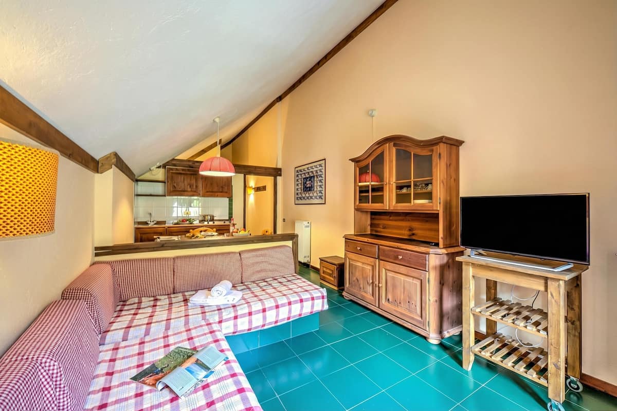 Studio Familial, côté montagne (Sises Lodge - 47D Sestriere) | 1 chambre, Wi-Fi gratuit, draps fournis