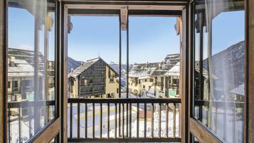 Familienapartment, Mehrere Schlafzimmer, Bergseite (Grange Hike & Ski - 26D Sestriere) | Balkon