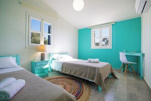 3 عدّة غرف نوم ومكواة/لوح كي وواي فاي مجانًا وملاءات أسرّة