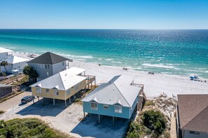 On the beach - 30A Beachfront ~ Back Deck ~ Lounge Area on Deck (Santa Rosa Beach)