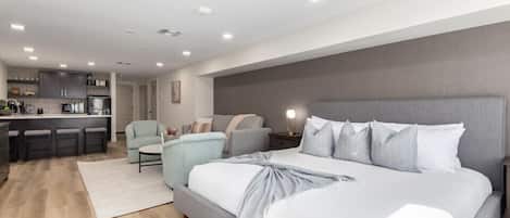 Desk, iron/ironing board, travel crib, WiFi