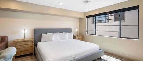 Iron/ironing board, travel crib, WiFi, bed sheets