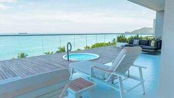 Suite, 1 King Bed, Terrace, Ocean View | View from room