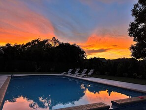 Außenpool, beheizter Pool