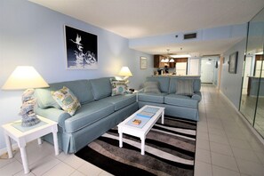 Condo, 1 Bedroom | Living room - Madeira Place 303 by Sandy Beach Vacations (Madeira Beach)