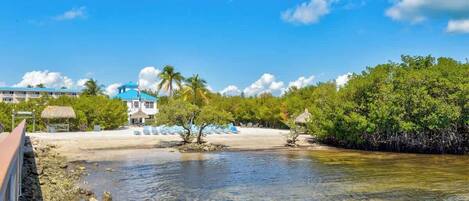 Beach nearby, beach towels