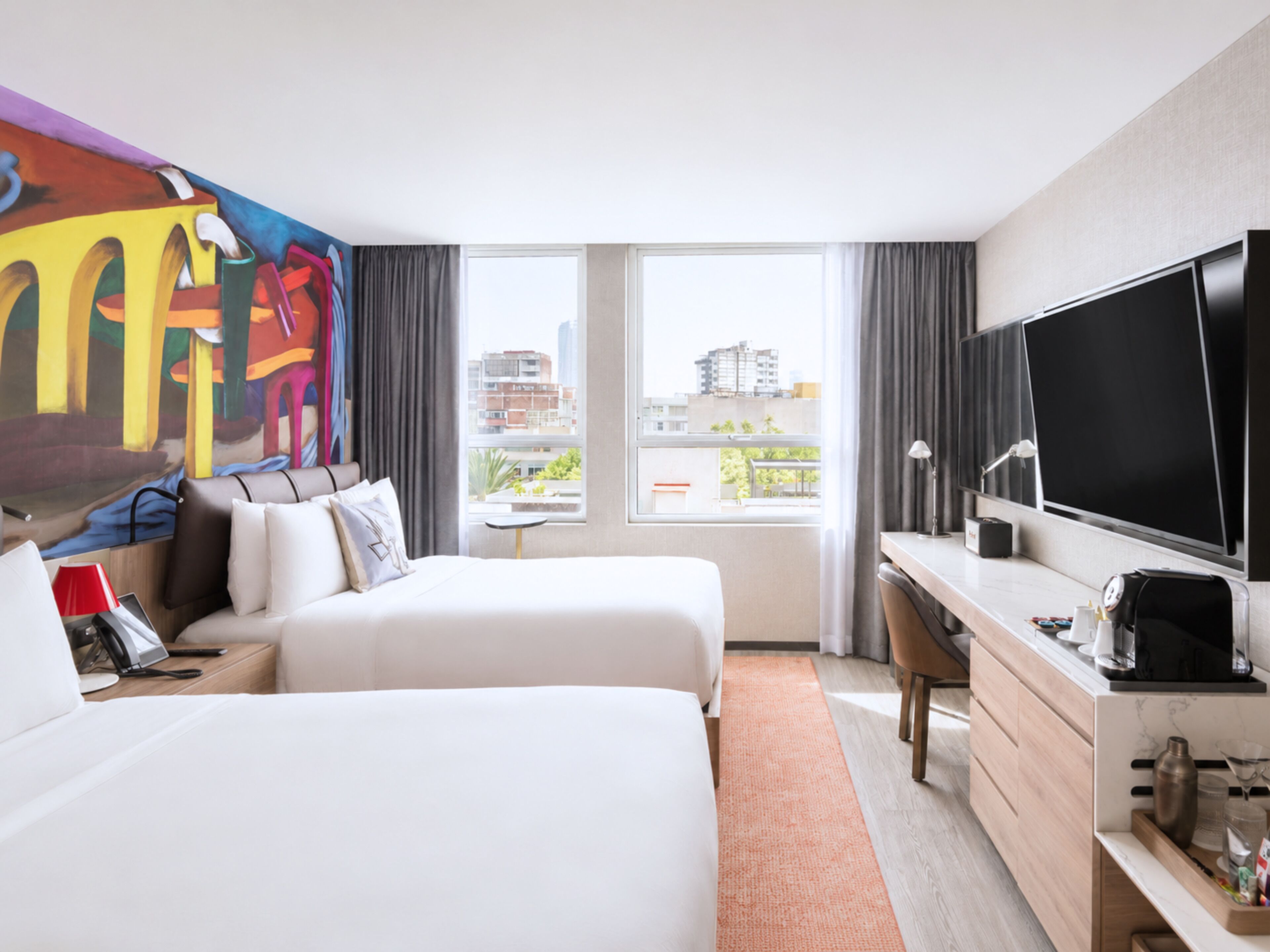 Superior Room, 2 Double Beds (Skyline) | Premium bedding, down comforters, minibar, in-room safe