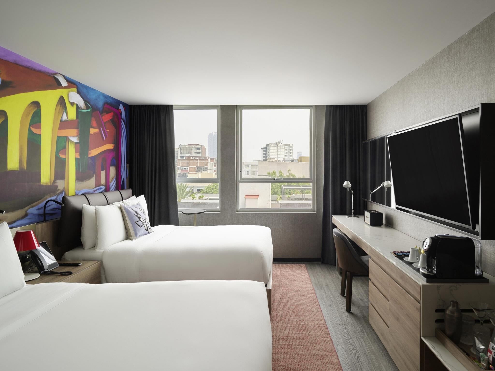 Standard Room, 2 Double Beds | Premium bedding, down comforters, minibar, in-room safe