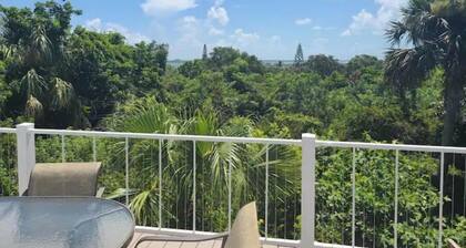 The Palms is secluded & view of the intercoastal.