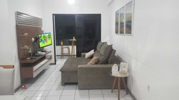 Smart TV - Apartment on Morro Beach in a building facing the sea. (Guarapari)