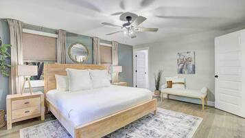 3 chambres, fer et planche Ă repasser