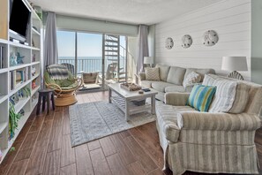 Televisión, reproductor de DVD y libros 