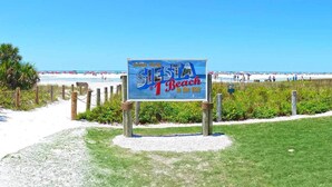 Sun-loungers, beach towels