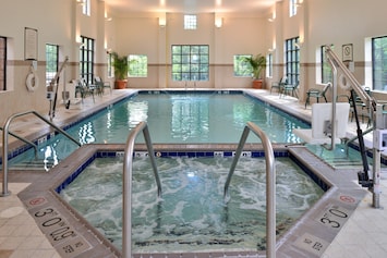 Enjoy excellent on-site amenities, including the shared hot tub.