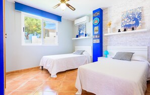 4 bedrooms, iron/ironing board, travel cot, free WiFi